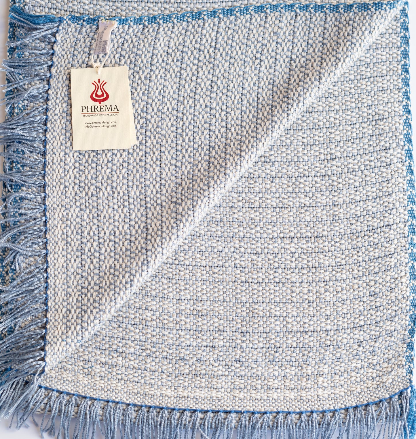 HEAVENLY SKY Cotton and Fine Yarn Scarf