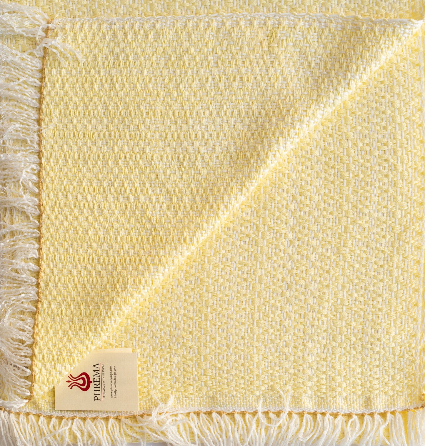 Scarf Cotton and Fine Yarns LIGHT YELLOW