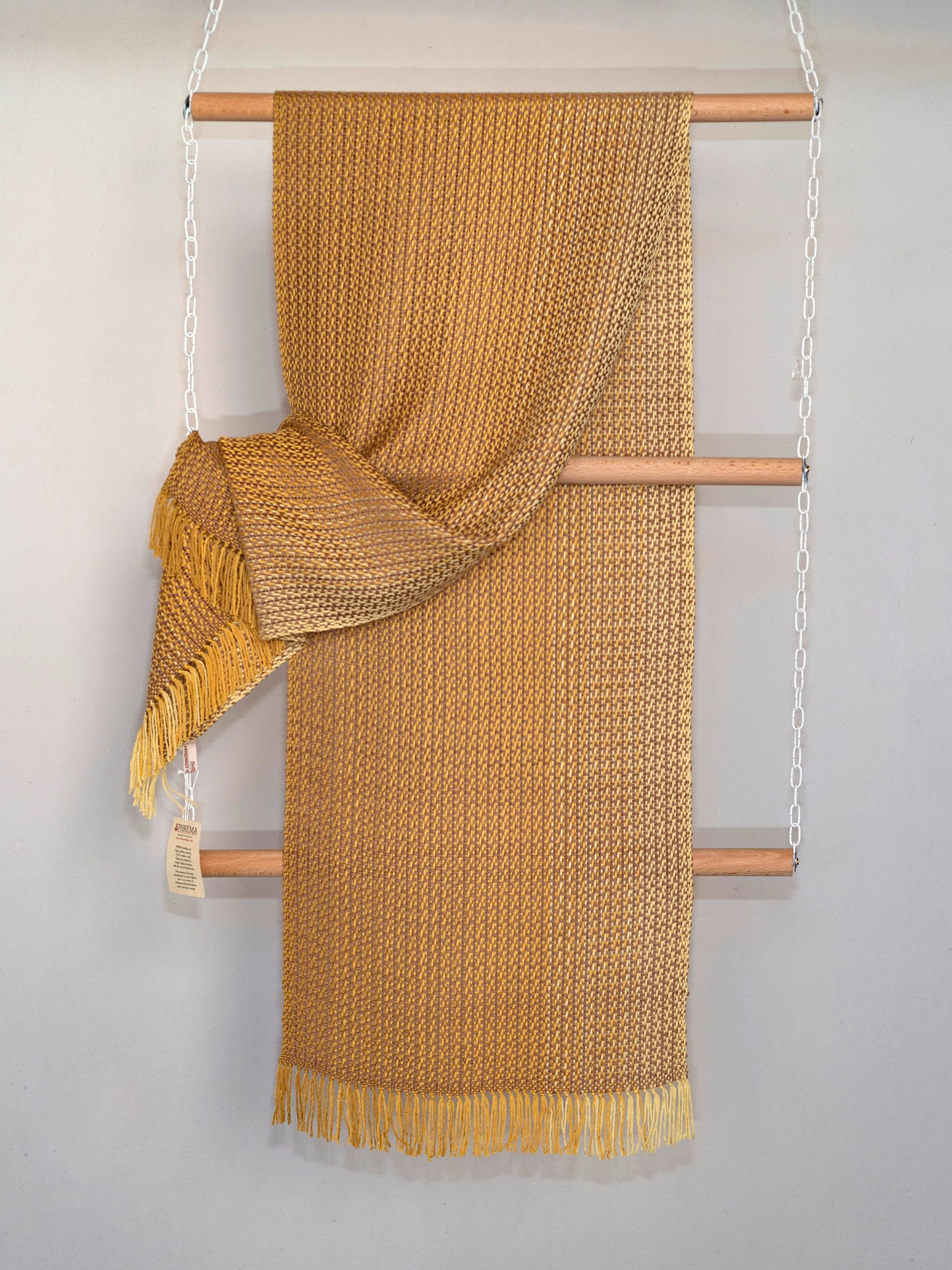 Sciarpa in bamboo Yellow e Brown