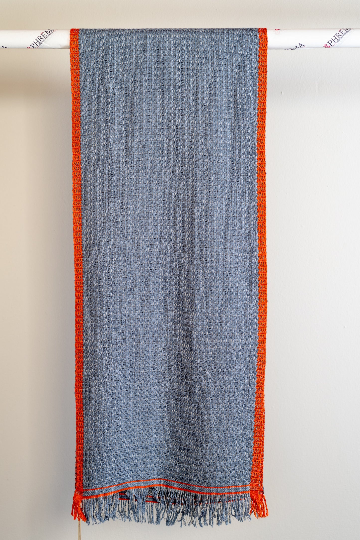 Sciarpa cashmere e seta Orange Line Azure