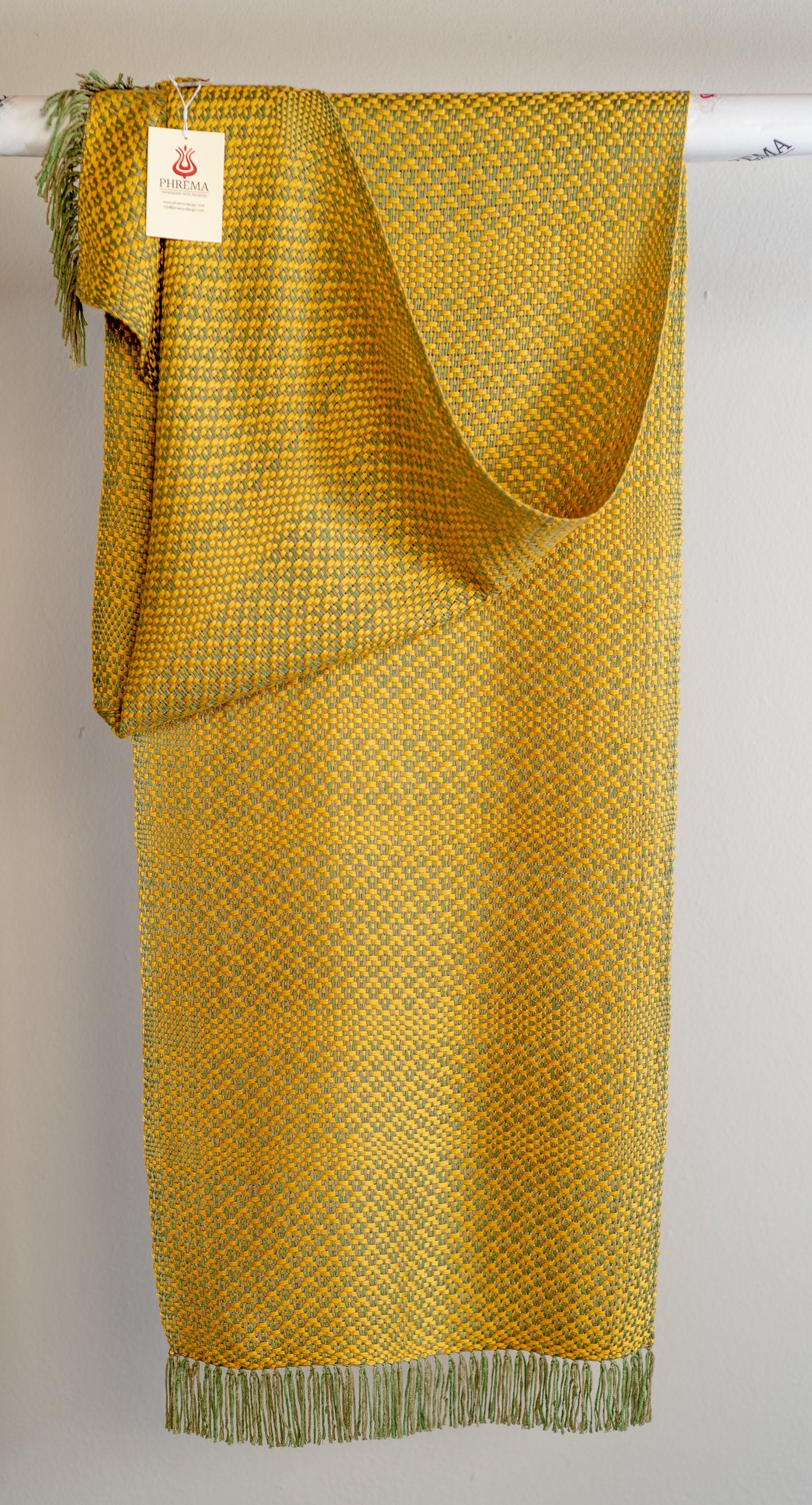 Sciarpa in Bamboo Yellow & Green